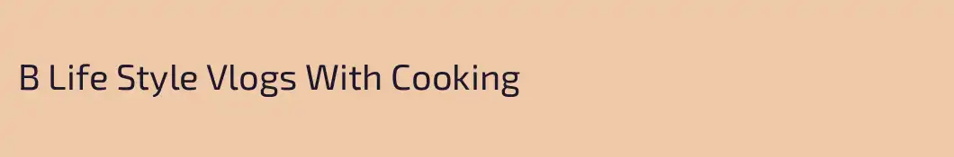 B Life Style Vlogs With Cooking